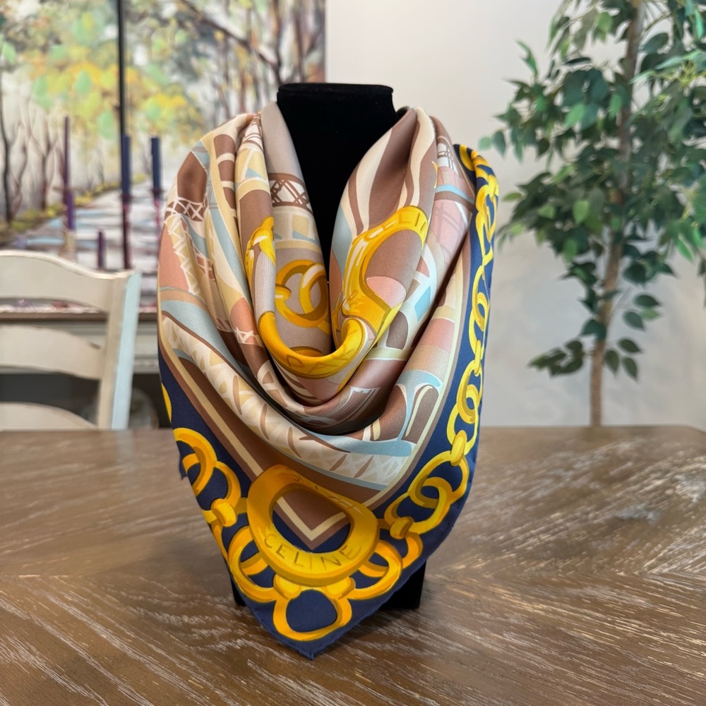 Authentic Celine Scarf - Picture 3 of 9